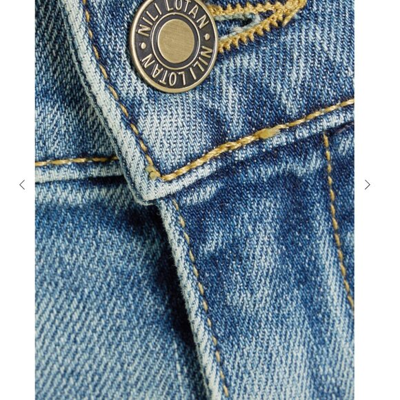 Nili Lotan Livie Denim Jean Shorts 26 - Picture 7 of 16